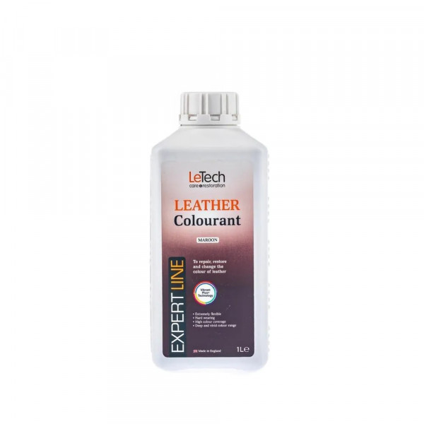 LeTech Leather Colourant (Maroon) 1000 ml