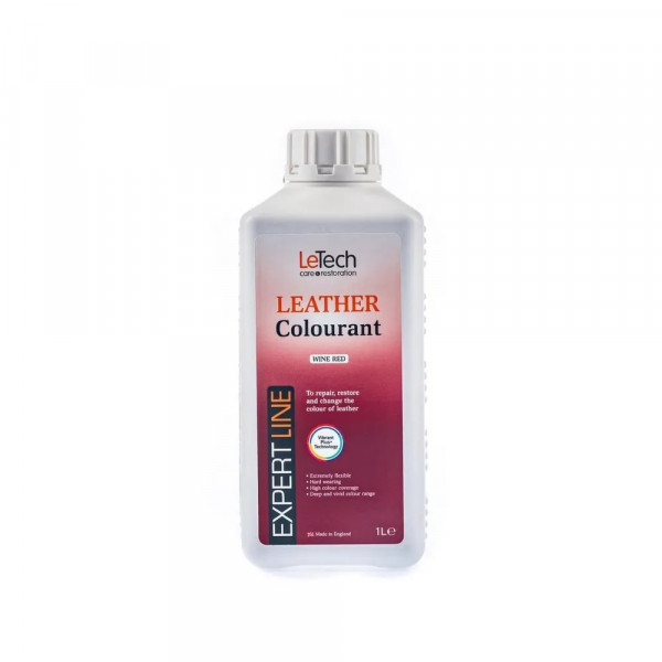 LeTech Leather Colourant (Wine Red) 1000 ml