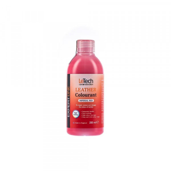 LeTech Leather Colourant (Imperial Red) 200 ml