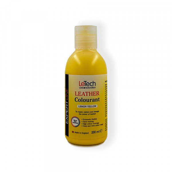 LeTech Leather Colourant (Lemon Yellow) 200 ml