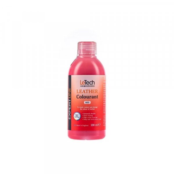 LeTech Leather Colourant (Red) 200 ml