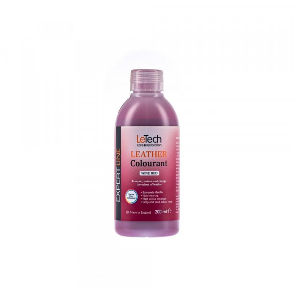 LeTech Leather Colourant (Wine Red) 200 ml