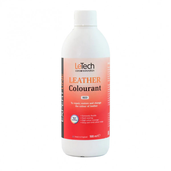 LeTech Leather Colourant (Red) 500 ml