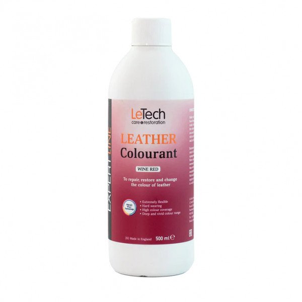 LeTech Leather Colourant (Wine Red) 500 ml